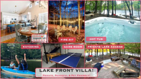 Dog Friendly, Lakefront, Hot Tub, Newly Renovated!
